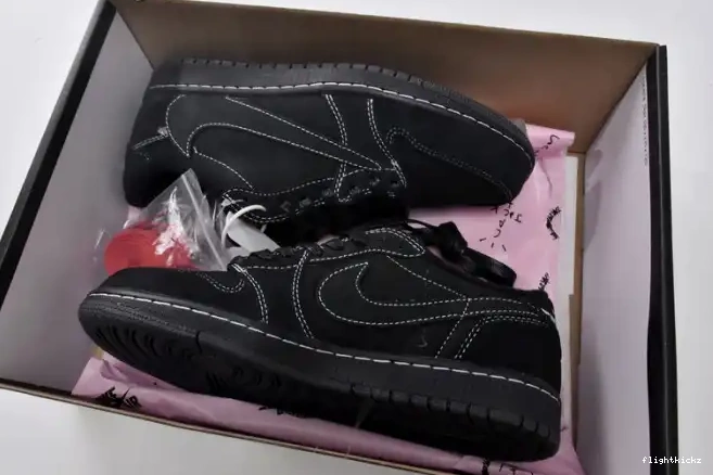 x DM7866-001 Air 1 Jordan Black Phantom OG Low Scott Travis 0423